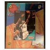 David Robinson encased trading card