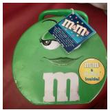 Green M & M Lunch tin