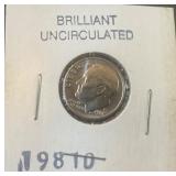 1981 D Brilliant Uncirculated Dime