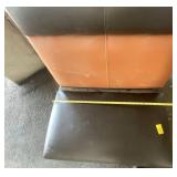 Coral Spanish Booths 29L X 42.5 Slight cosmetic damage on base of booth