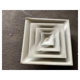 Steel Louvered Diffuser 24" x 24" x 6"