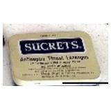 Vintage Sucrets Throat lozenges tin