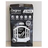 NEW DEGREE ULTRACLEAR PLUS DEODORANT 5PK. NEW DEGREE ULTRACLEAR PLUS DEODORANT 5PK.