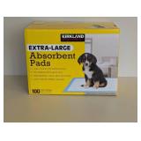 NEW KIRKLAND SIGNATURE EXTRA-LARGE ABSORBENT PADS (100CT.) NEW KIRKLAND SIGNATURE EXTRA-LARGE ABSORBENT PADS (100CT.)