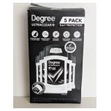 NEW DEGREE ULTRACLEAR PLUS DEODORANT 5PK. NEW DEGREE ULTRACLEAR PLUS DEODORANT 5PK.