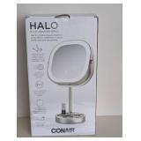 NEW CONAIR HALO LED RECHARGEABLE MIRROR NEW CONAIR HALO LED RECHARGEABLE MIRROR