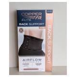 NEW COPPER FIT ELITE ADJUSTABLE BACK SUPPORT NEW COPPER FIT ELITE ADJUSTABLE BACK SUPPORT