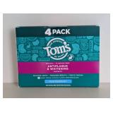 NEW TOM’S ANTIPLAQUE & WHITENING TOOTHPASTE 4PK. NEW TOM’S ANTIPLAQUE & WHITENING TOOTHPASTE 4PK.