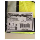 (5) NEW RADWEAR LARGE HIGH VISIBILITY WORKWEAR VESTS (YELLOW) (5) NEW RADWEAR LARGE HIGH VISIBILITY WORKWEAR VESTS (YELLOW)
