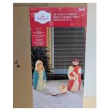NEW HOLIDAY TIME 28” 3-PIECE HOLY FAMILY SET NEW HOLIDAY TIME 28” 3-PIECE HOLY FAMILY SET