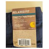 NEW CARHARTT RUGGED FLEX RIGBY DUNGAREE NAVY (30x30) NEW CARHARTT RUGGED FLEX RIGBY DUNGAREE NAVY (30x30)