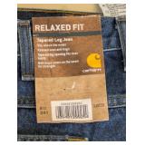 NEW CARHARTT RELAXED FIT TAPERED LEG JEAN (32x32) NEW CARHARTT RELAXED FIT TAPERED LEG JEAN (32x32)