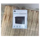Architectural Mailboxes - Princeton Black, Medium, Steel, Locking Wall Mount Mailbox Architectural Mailboxes - Princeton Black, Medium, Steel, Locking Wall Mount Mailbox