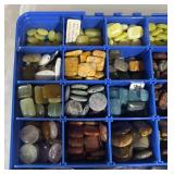 Double Sided Organizer FULL of Jewelry / Crafting Stones