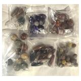 Double Sided Organizer FULL of Jewelry / Crafting Stones