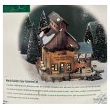 Department 56 Village Buildings including Williams Gas Works, Hop Castle Folly and North Eastern Sea Fisheries Ltd.