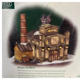 Department 56 Village Buildings including Williams Gas Works, Hop Castle Folly and North Eastern Sea Fisheries Ltd.