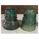 Variety of Vintage Glass Insulators