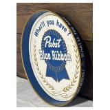 Vintage Pabst Blue Ribbon Beer Metal Serving Tray