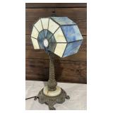 Gorgeous Tiffany Style Fanned Lamp