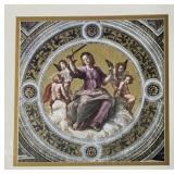 "Justice" Ceiling Tondo Fresco Print by Rachael Sanzio