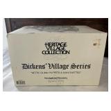 Department 56 Village Buildings including Nettie Quinn Puppets & Marionettes, Fagins Hide-A-Way and Thomas Mudge Timepieces