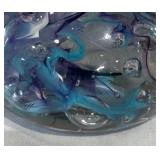 Pretty Art Glass Paperweight
