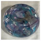 Pretty Art Glass Paperweight