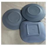 Trio of Wedgwood Jasperware Trinket Dishes or Trays
