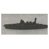 Vintage Die-Cast Metal Ship Figurines