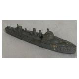 Vintage Die-Cast Metal Ship Figurines