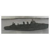 Vintage Die-Cast Metal Ship Figurines
