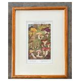 (2) Champignons Comestibles and Champignons Veneneux Prints