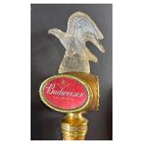 Two Budweiser Tap Handles