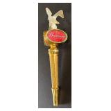 Two Budweiser Tap Handles