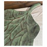 Metal Leaf Motif Platter