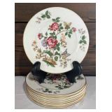 Wedgwood Charnwood Platter, Snack Plates, Cups and Saucers: Service for Eight