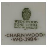Wedgwood Charnwood Platter, Snack Plates, Cups and Saucers: Service for Eight