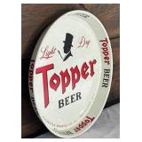 Vintage Topper Beer Metal Tray