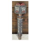 Two Sam Adams Beer Tap Handles