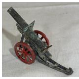 Collection of Three Vintage Metal Slurry Cannon Figurines