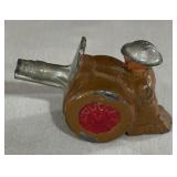 Collection of Three Vintage Metal Slurry Cannon Figurines