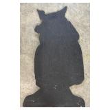 Original Hand Painted Wooden Pig Decor by A. Bonine