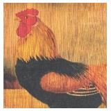 "French Roosters" Print by Alexandra Churchill