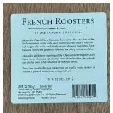 "French Roosters" Print by Alexandra Churchill