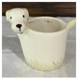 Four Adorable Dog Motif Measuring Cups by One Hundred 80 Degrees