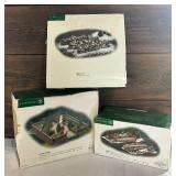 Department 56 Fieldstone Wall, Formal Gardens and Abington Locks