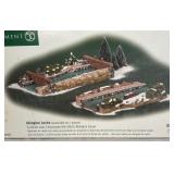 Department 56 Fieldstone Wall, Formal Gardens and Abington Locks