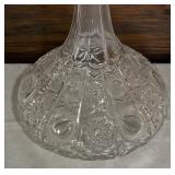 Vintage Crystal Ship Decanter
