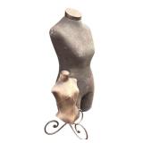 Large and Smaller Mannequin Torso for Display